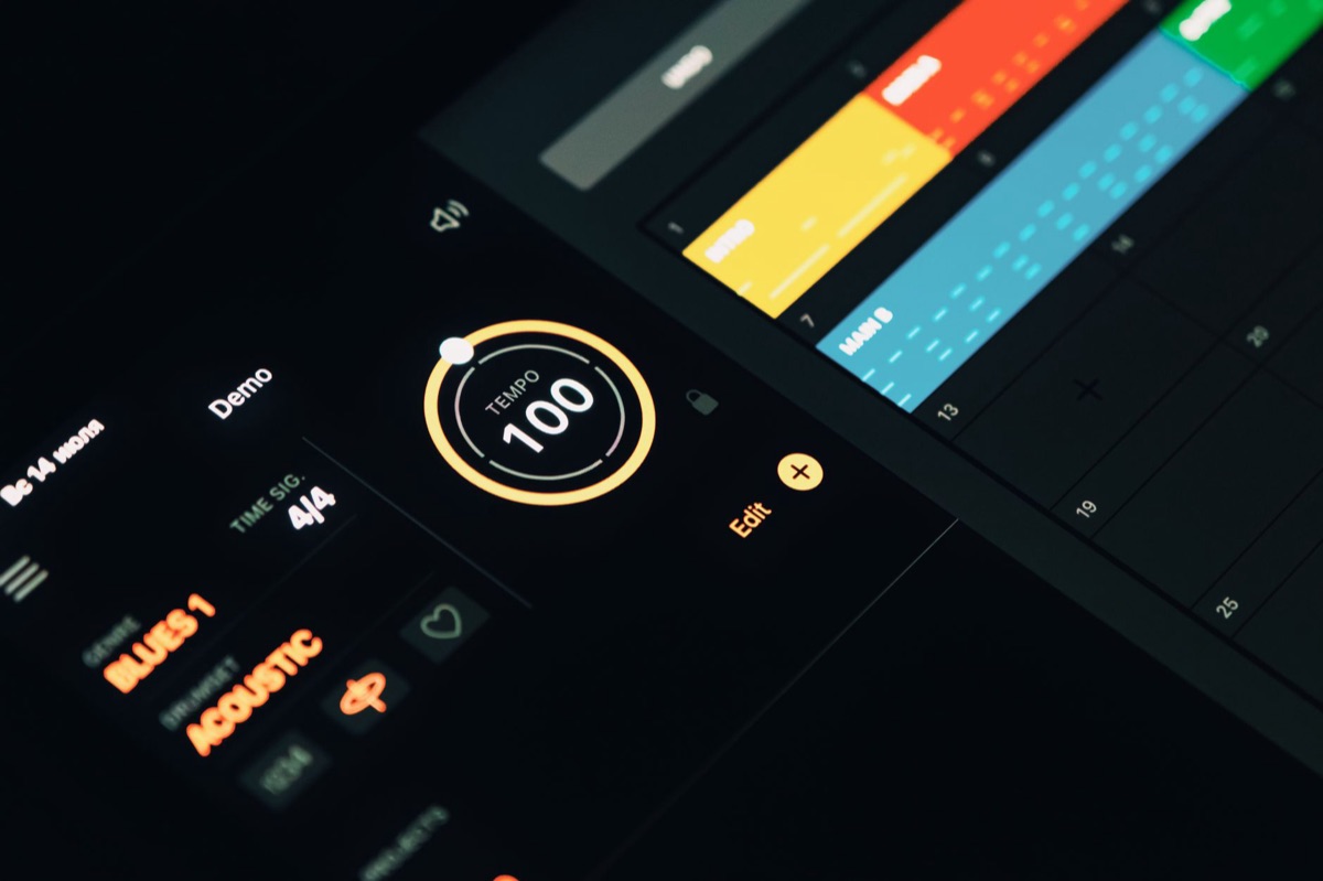 Interface d'application de montage vidéo sur smartphone