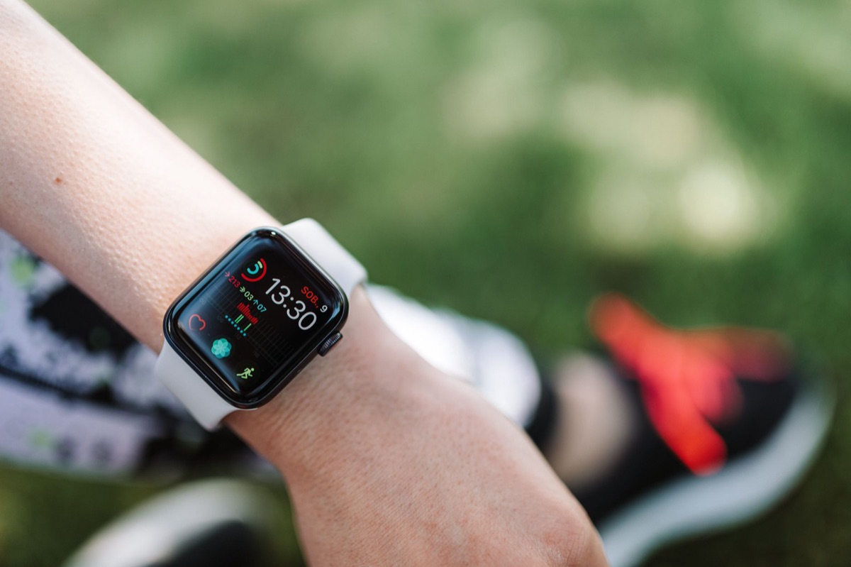 Notificaciones de productividad en un smartwatch