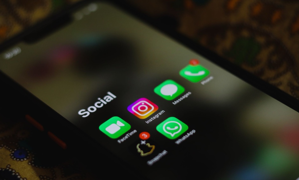 interfaccia di un'app per la salute
