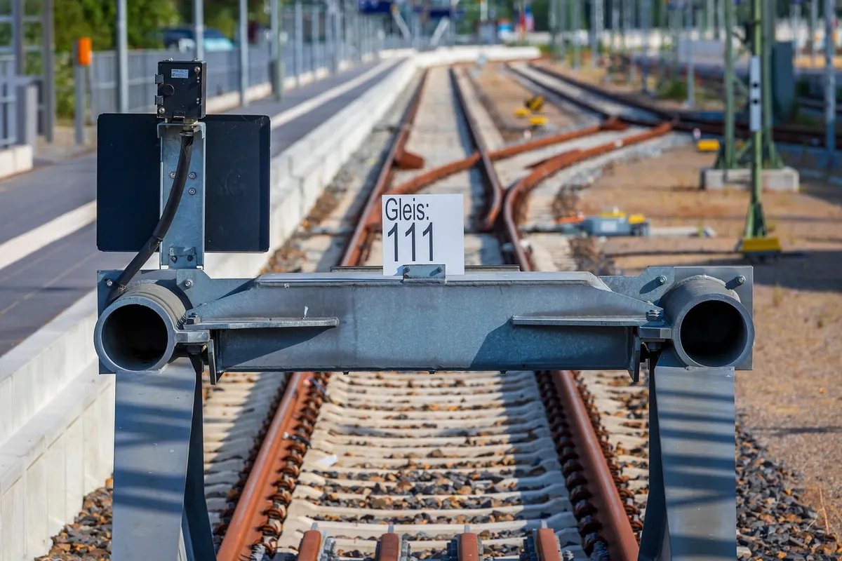 railroad, rails, platform, traffic system, railway line, final destination, stop