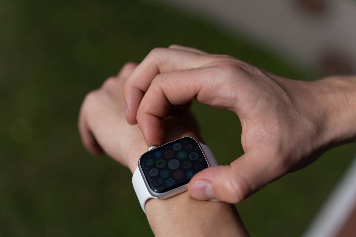 User interface of health app